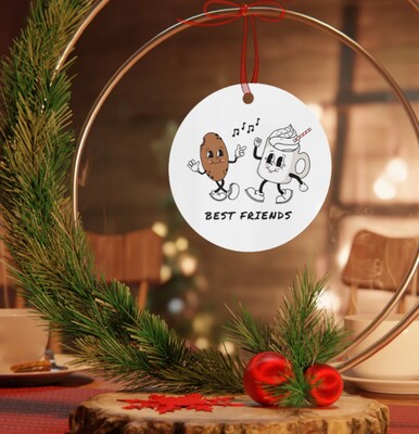 Friends christmas ornaments deals